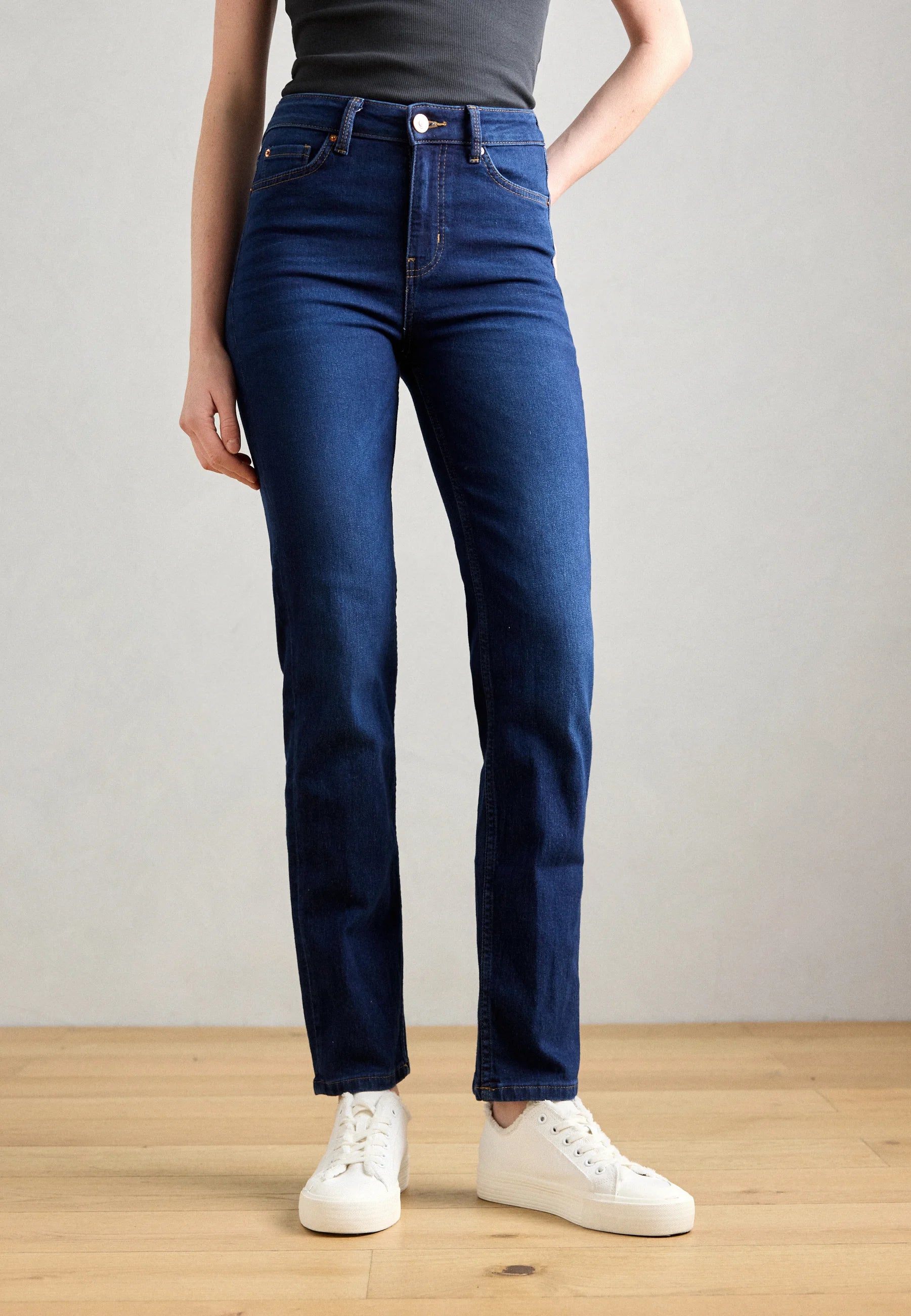 SIENNA - Suorat farkut - sininen denim