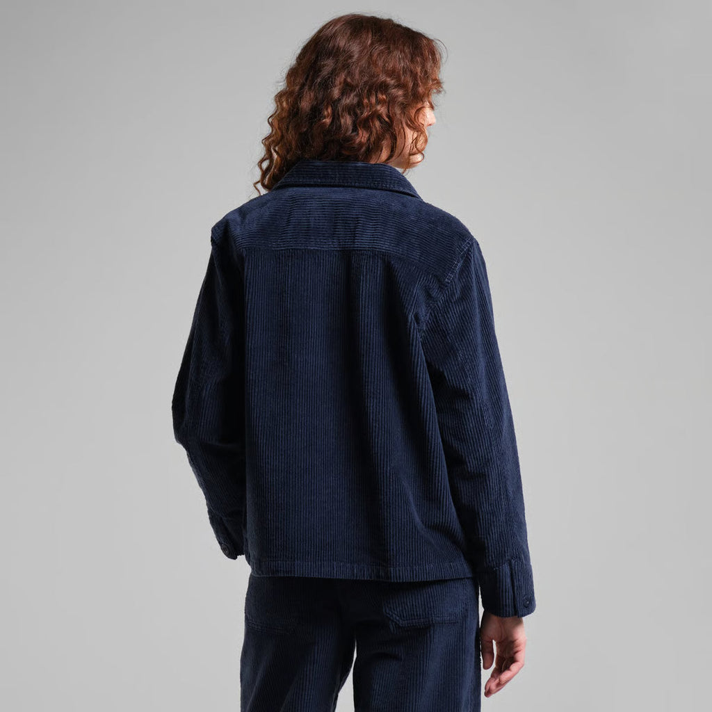 Takki Stiby Corduroy, tummansininen